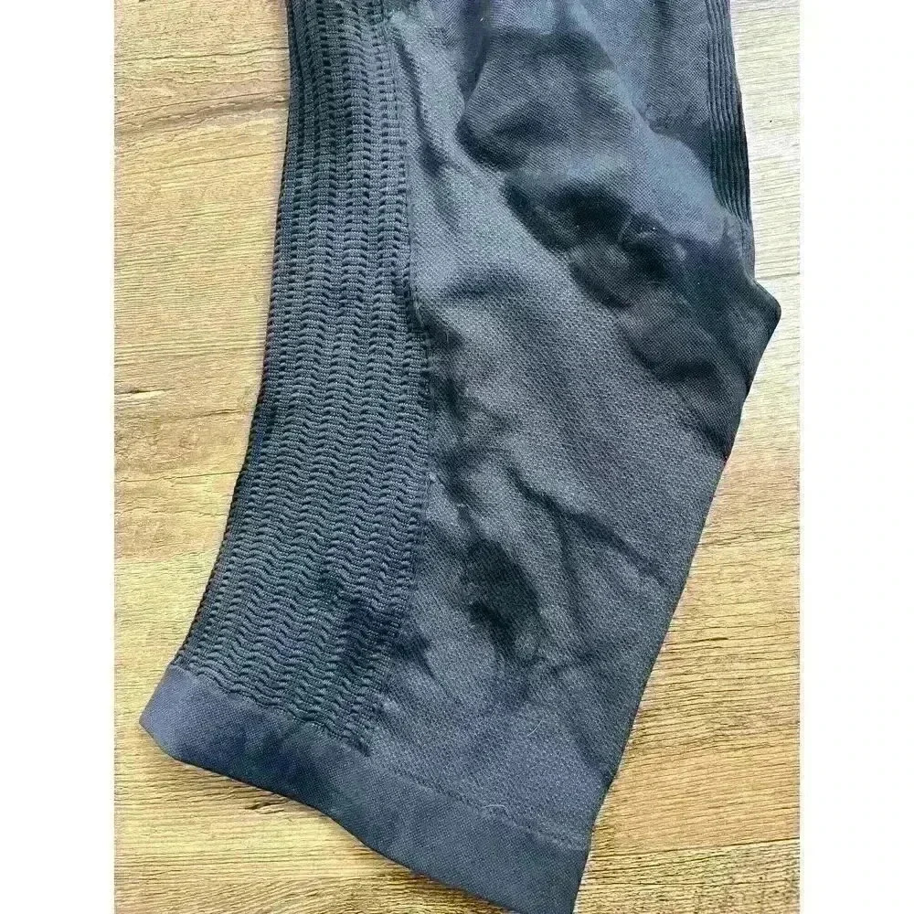 Lululemon Flow & Go Crop Women's 10 High Rise Seamless Leggings Tie Dye - Picture 2 of 11